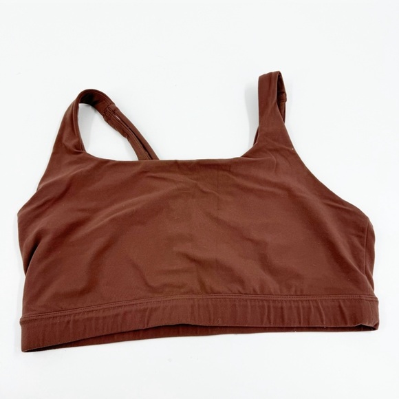 ✅ ATHLETA BROWN STRAPPY BACK SIZE LARGE - Picture 1 of 4